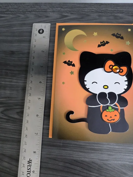 Papyrus Hello Kitty Halloween Card - Picture 3 of 6